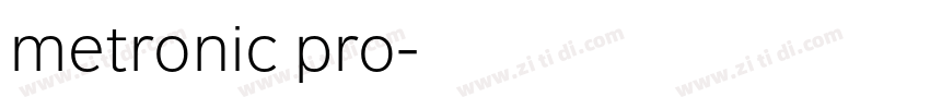 metronic pro字体转换